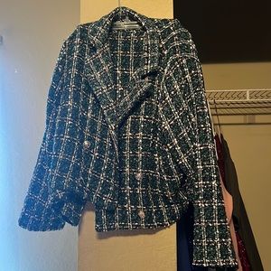 Tweed skirt suit
